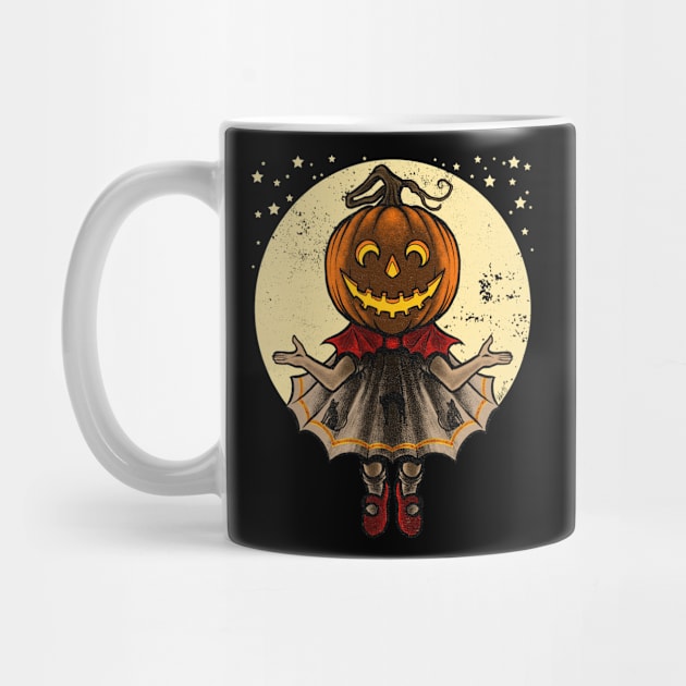 Vintage Halloween "Draw This In Your Style": Pumpkin Girl by Chad Savage